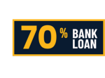 70 percent bank loan open plots