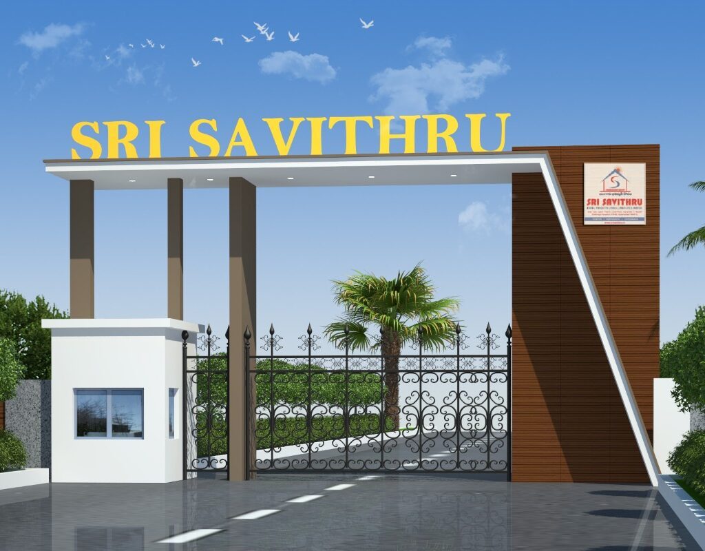 Sri Savithru Township Arch - Residential Villa Plots in Hyderabad, Amaravati